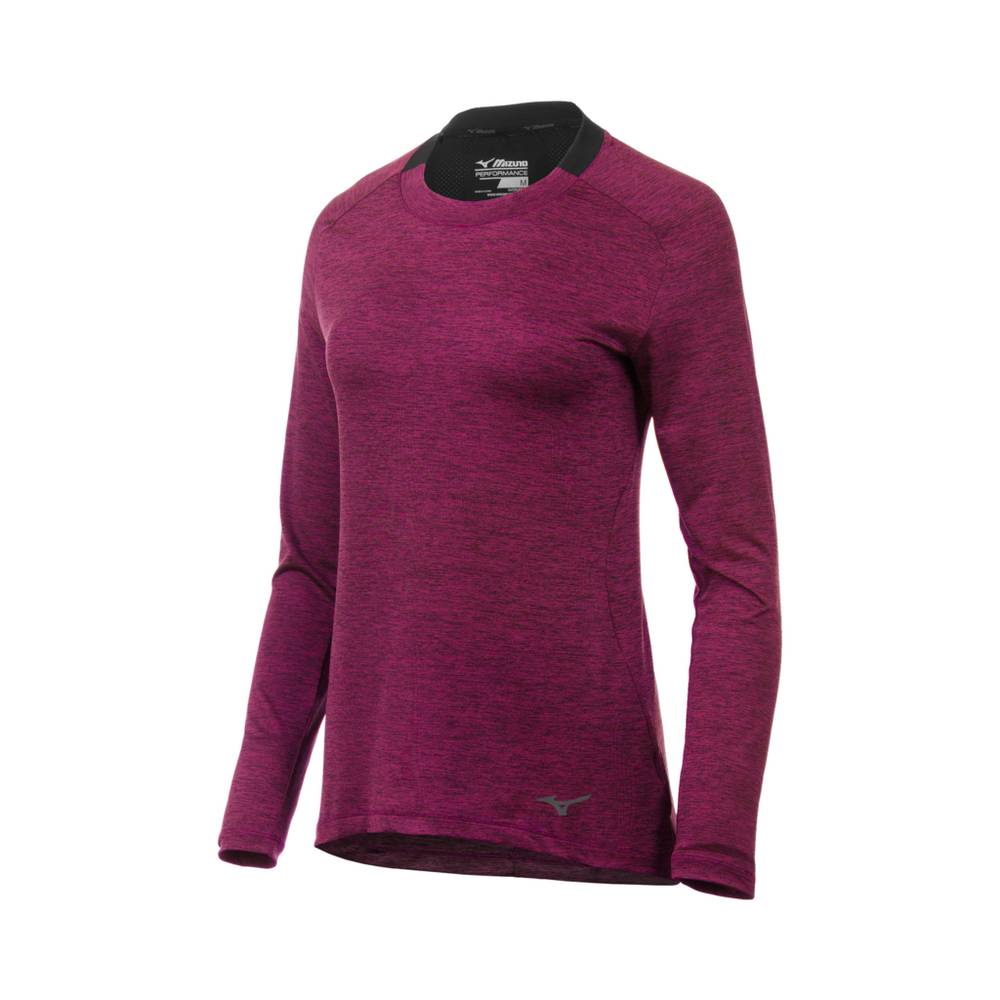 Mizuno Women's Alpha Long Sleeve Tops Purple (421931-VGE)